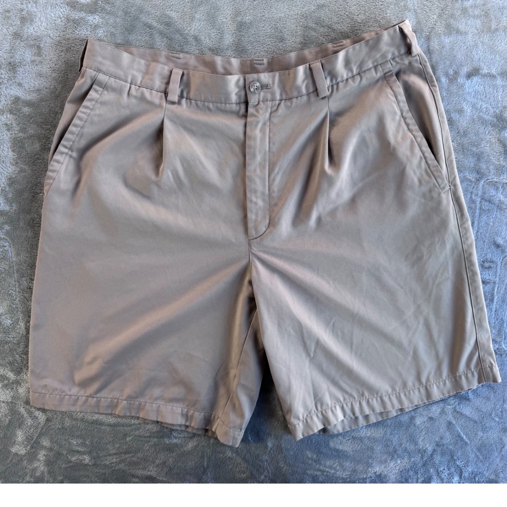 Nike Golf Dri Fit Shorts Mens 38 Tan Performance Golf Preppy‎ Athletic Casual